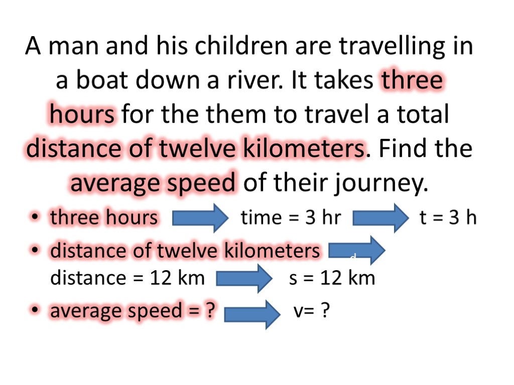 A man and his children are travelling in a boat down a river. It